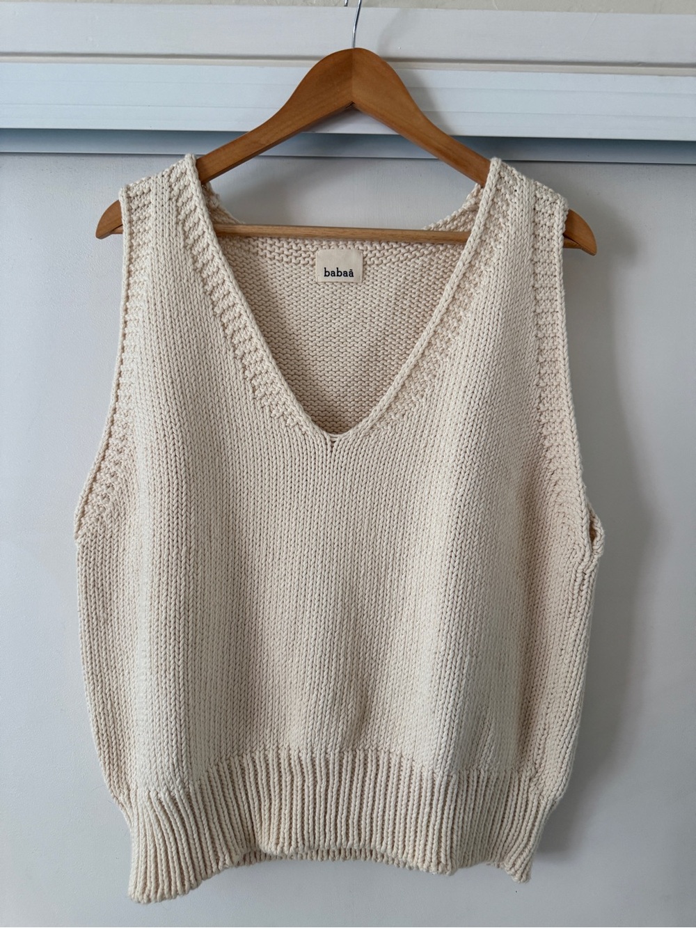 Babaa Vest No 24 in Natural